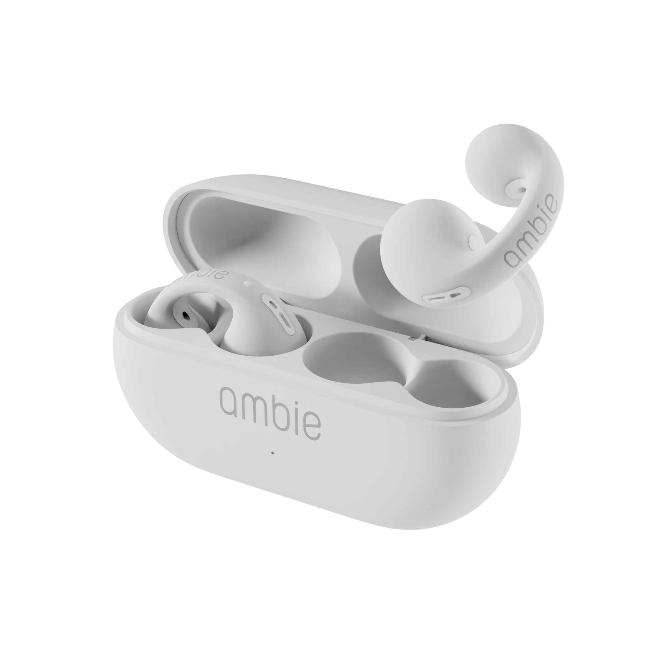 ambie sound earcuffs (アンビーサウンドイヤカフス） AM-TW02 White × White – ambie STORE