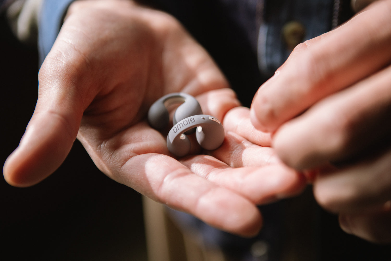 ambie socks(アンビーソックス)AMS-01 Stone