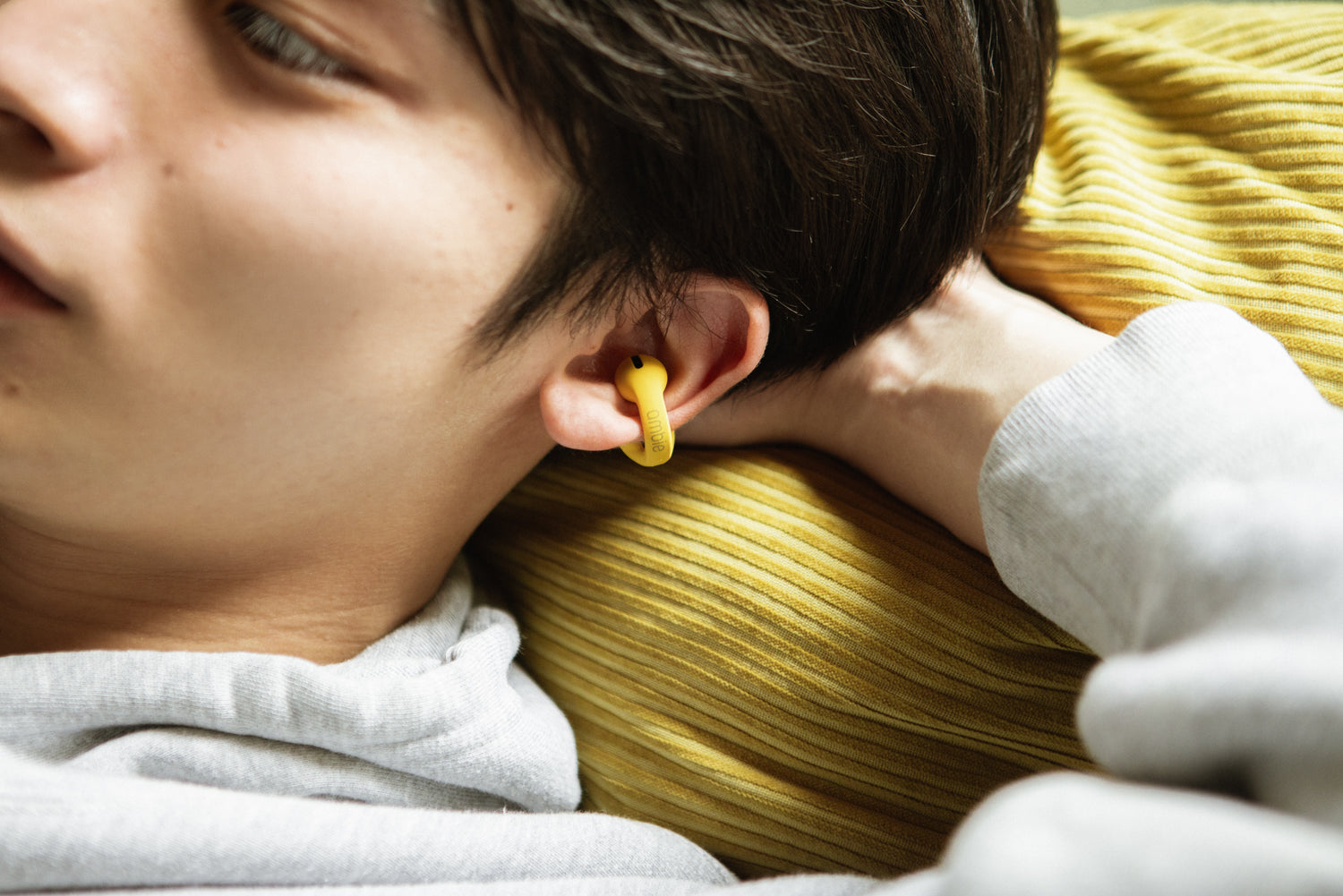 ambie socks(アンビーソックス)AMS-01 Mustard