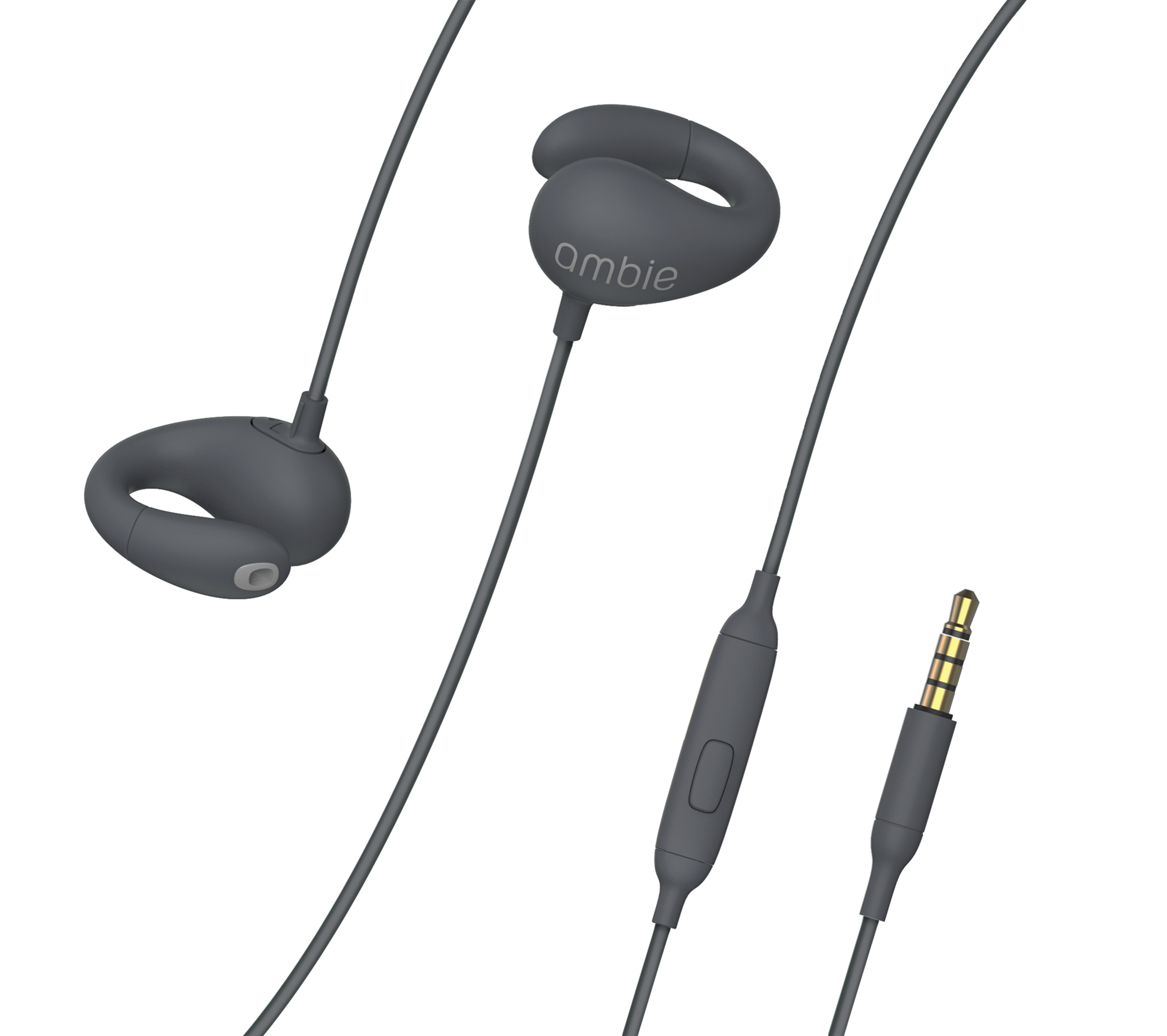 ambie sound earcuffs AM-02 Asphalt Black