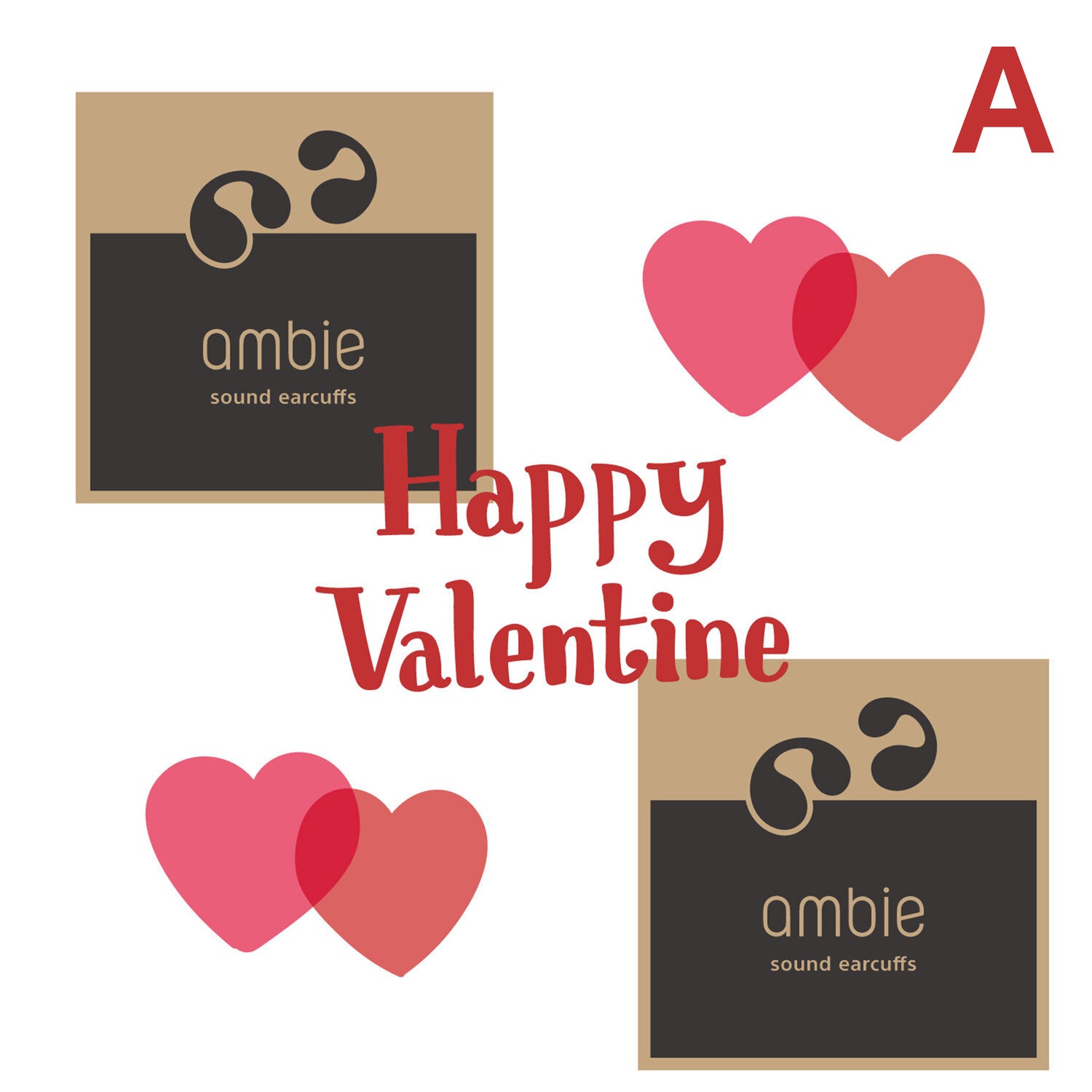 ambie sound earcuffs AM-TW02バレンタインペア割2台セット