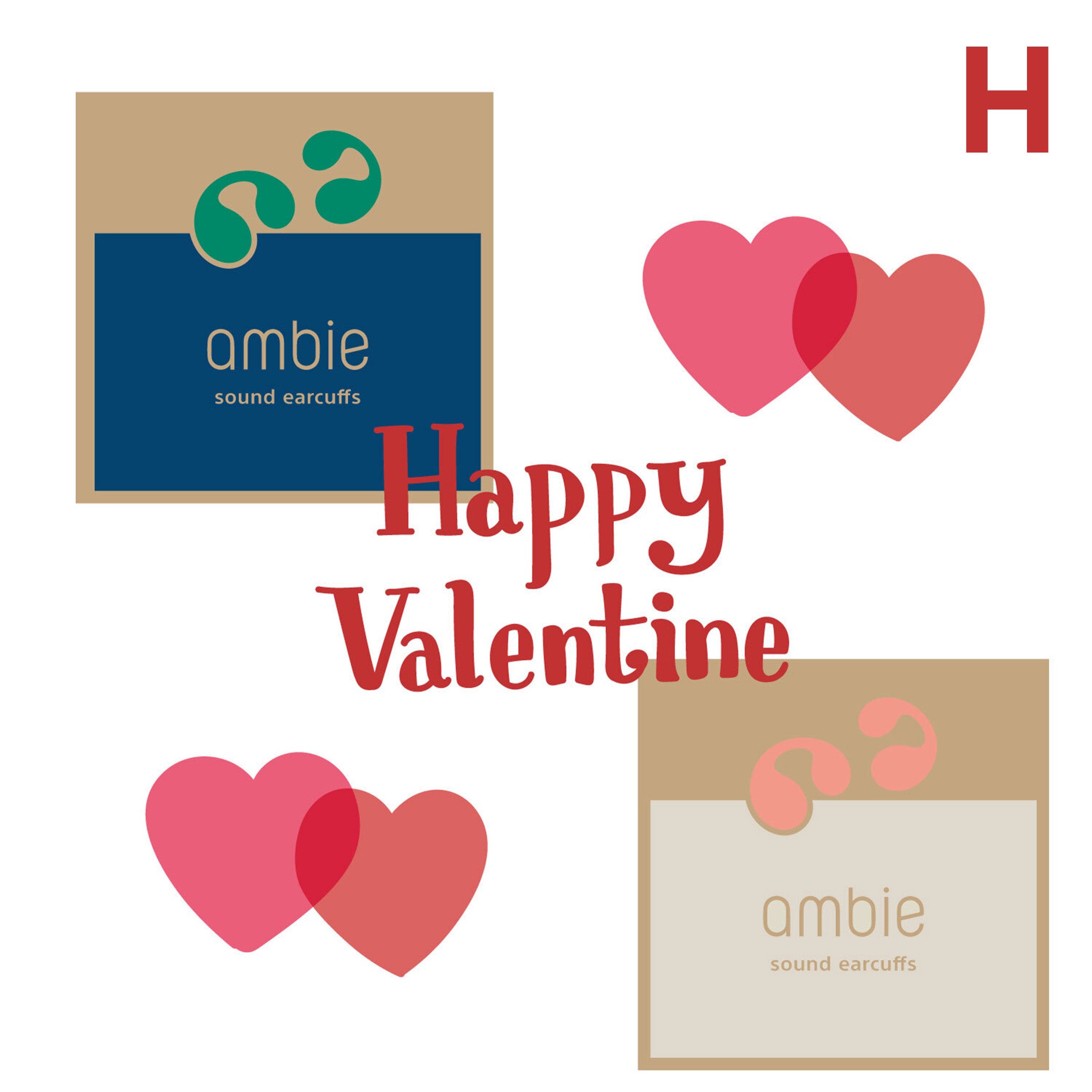 ambie sound earcuffs AM-TW02バレンタインペア割2台セット