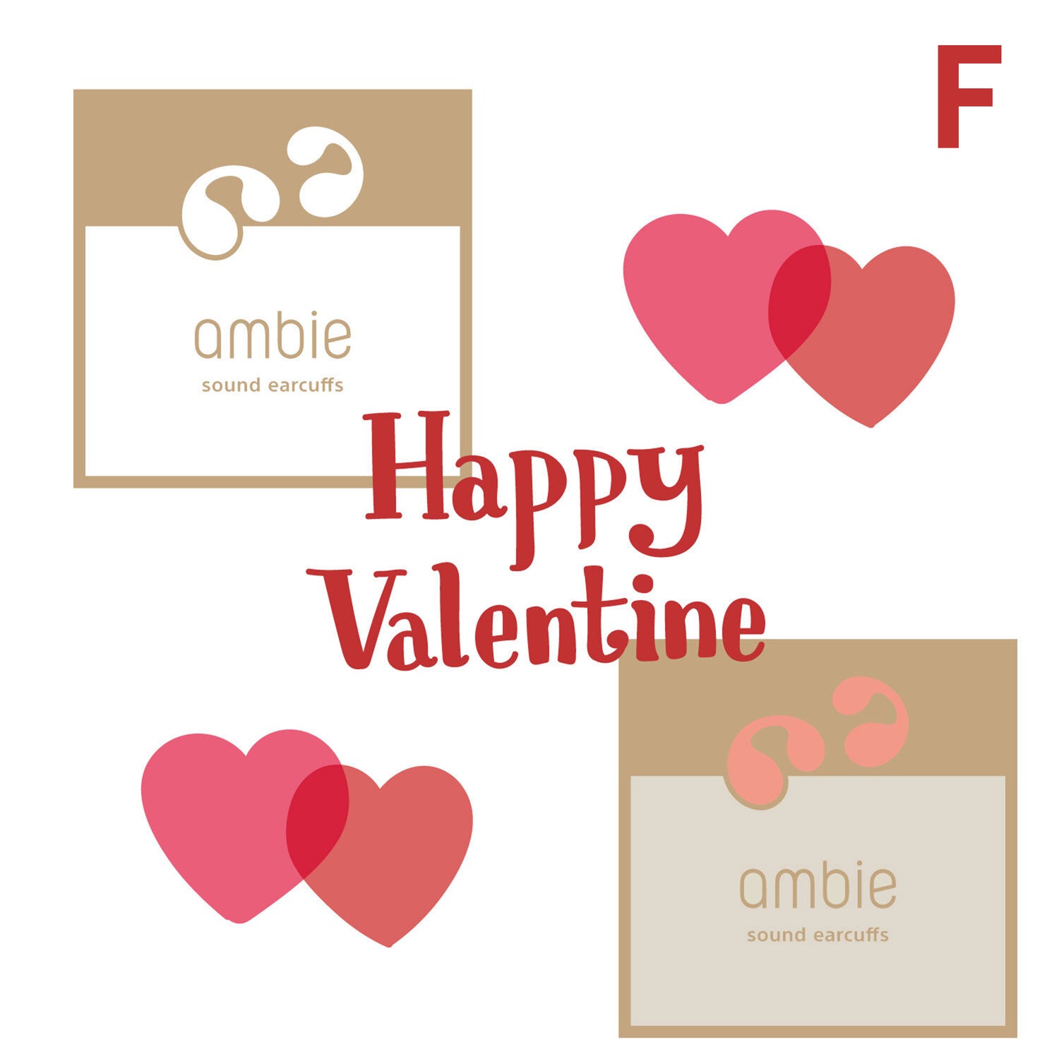 ambie sound earcuffs AM-TW02バレンタインペア割2台セット