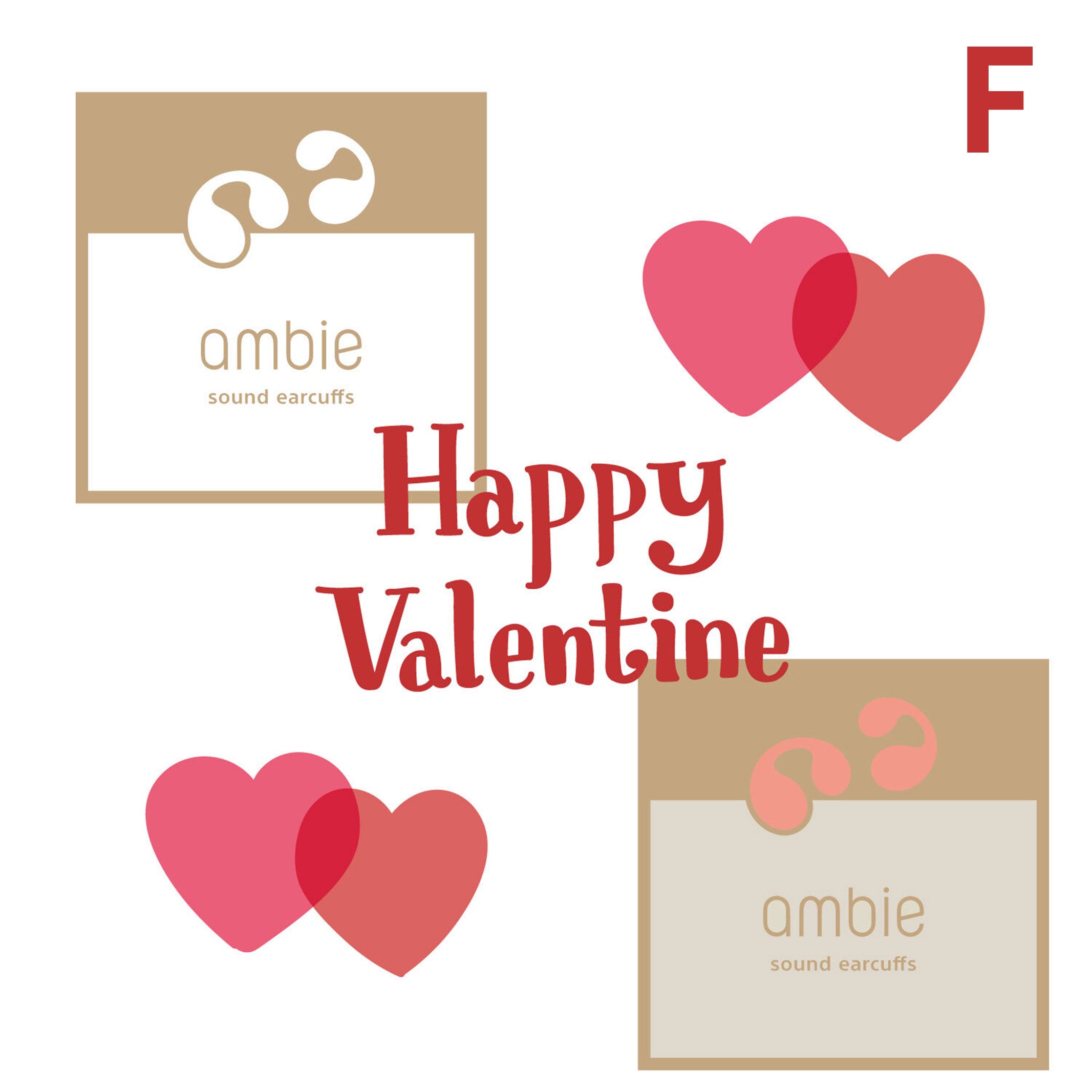 ambie sound earcuffs AM-TW02バレンタインペア割2台セット